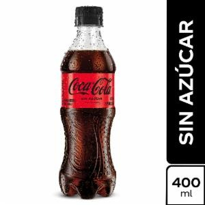 Coca cola sin azúcar 400 ml