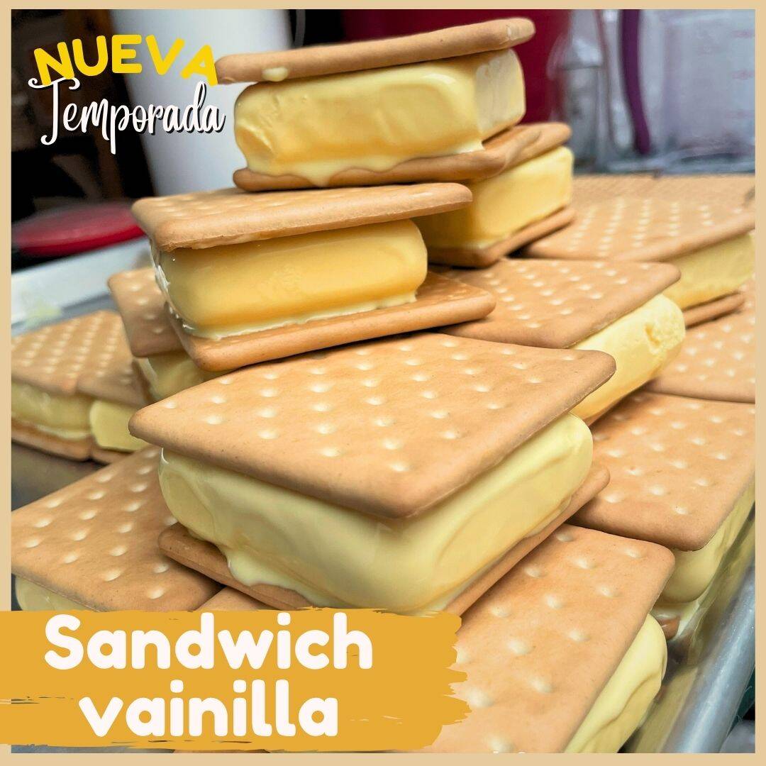 Sandwich Helado Vainilla