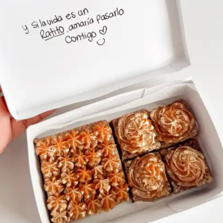 Caja Mini Oro (brownie)
