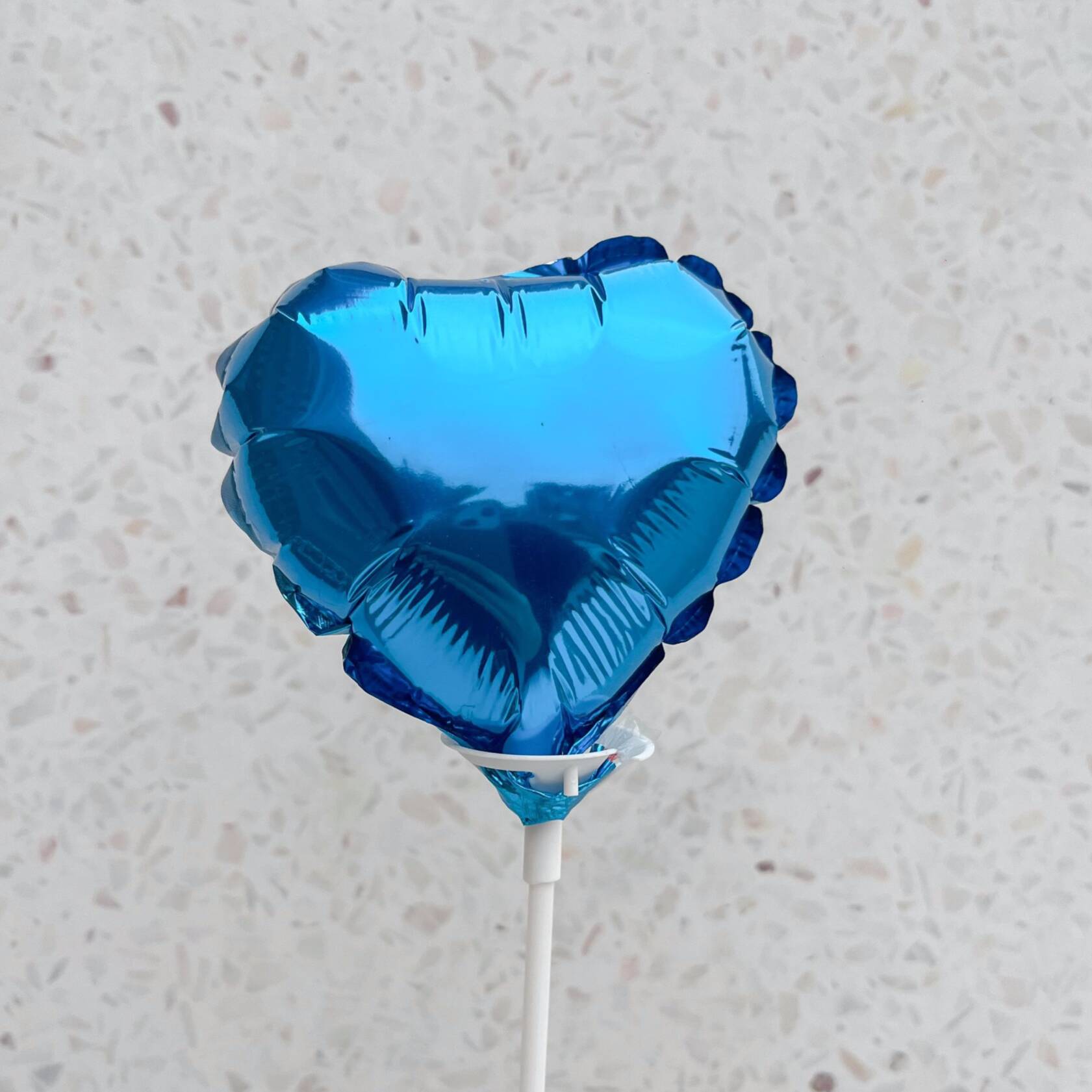 Globo Corazón Azul