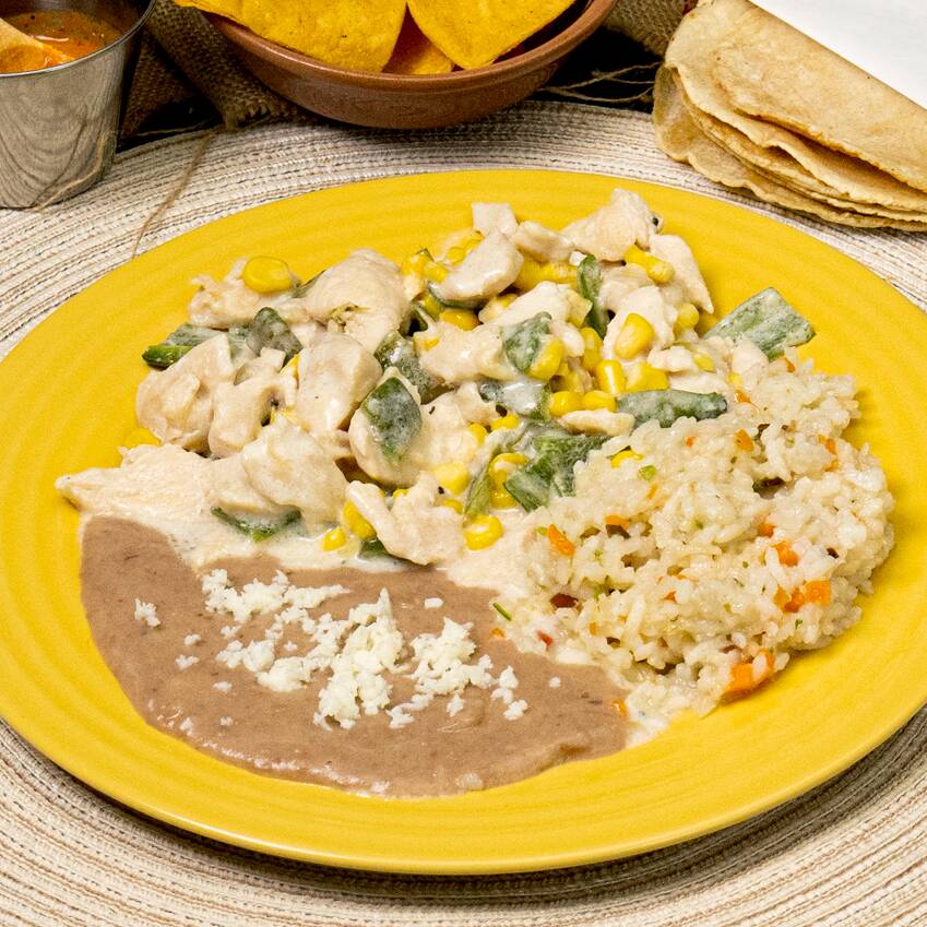 Pechuga de pollo a la crema