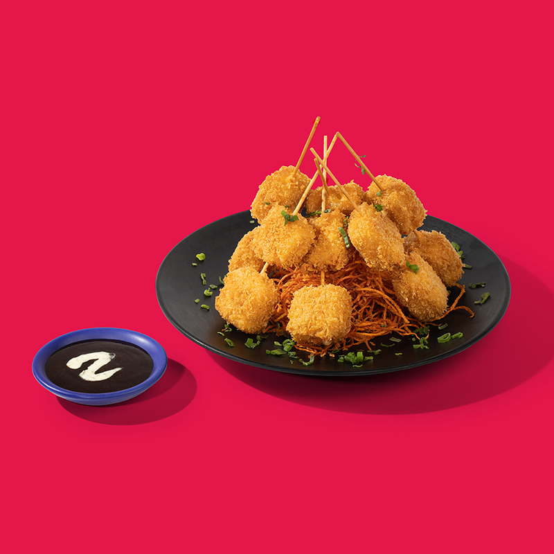 6 Kushiages de Queso