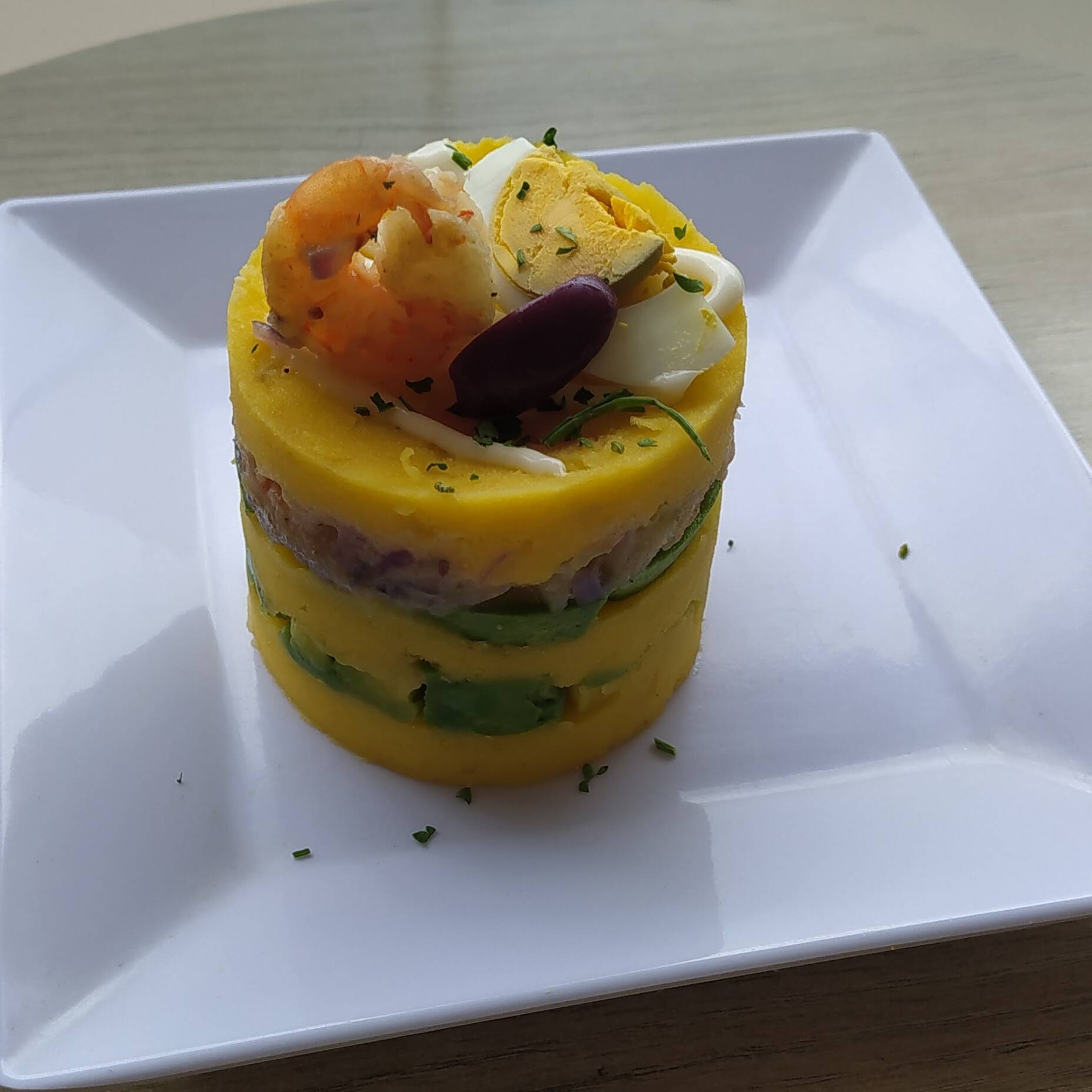 Causa Limeña de Langostino