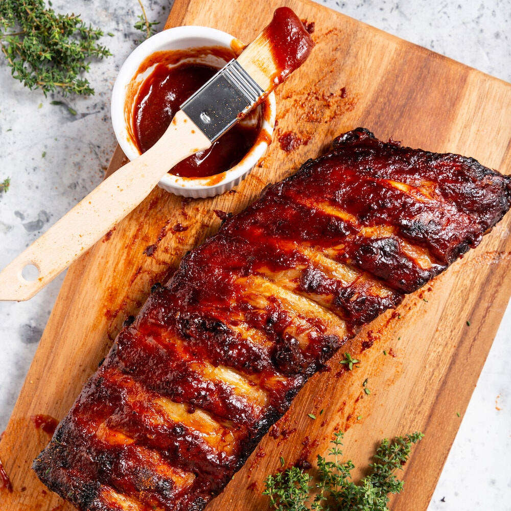 costillar bbq rostizada 1 pz