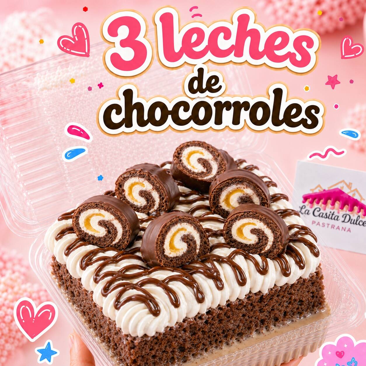 3 LECHES CHOCOROLL