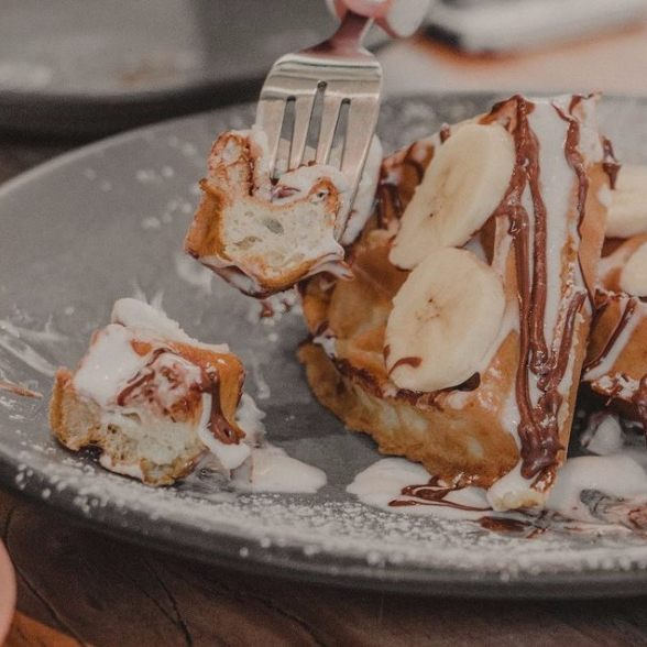 Pancakes  Nutella y Plátano