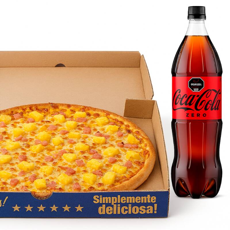 Combo Pizza Mediana + Gaseosa 1.5 Lts