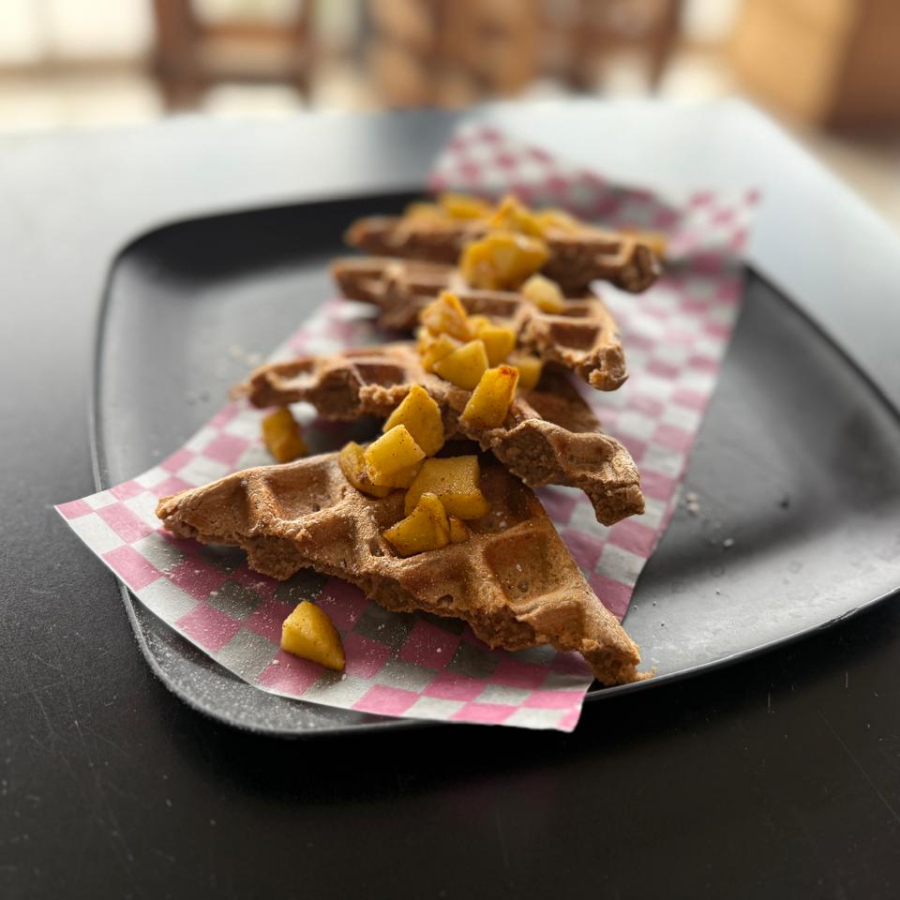 Wafles de Avena y Manzana