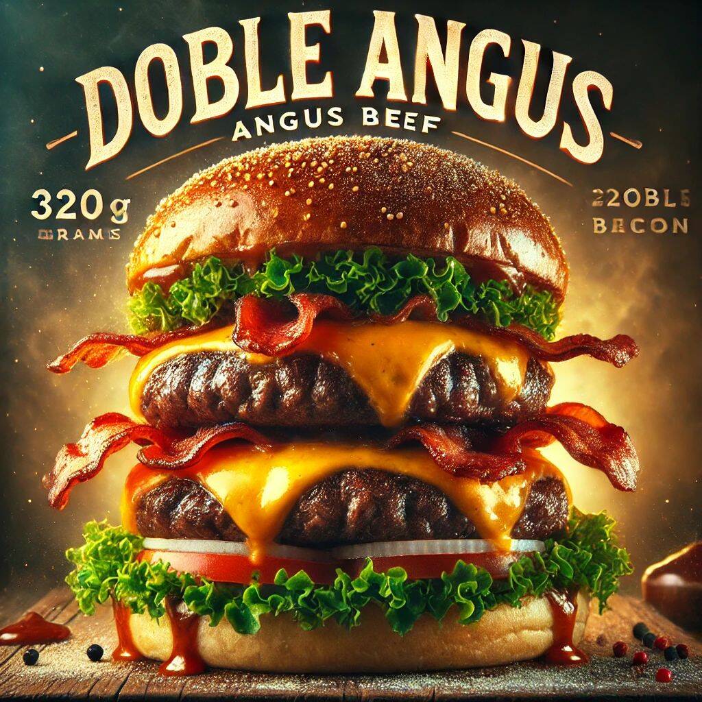 COMBO HAMBURGUESA DOBLE ANGUS
