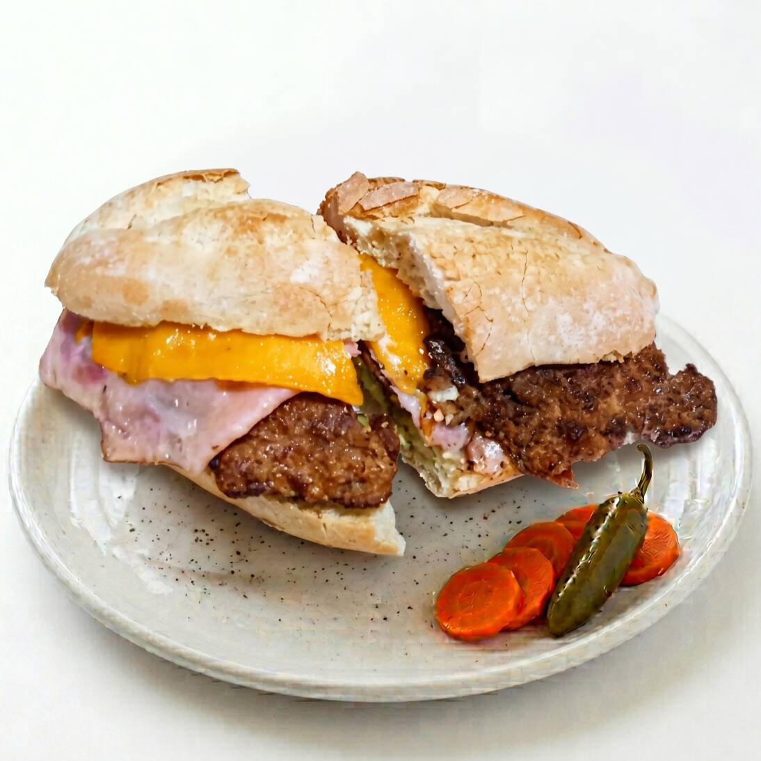 Torta de Milanesa + Agua de Jamaica Gratis