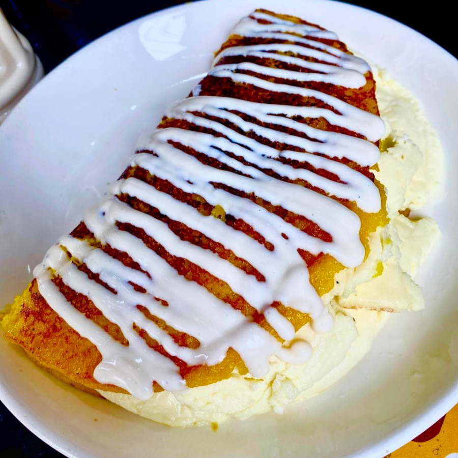 cachapa doble queso de mano