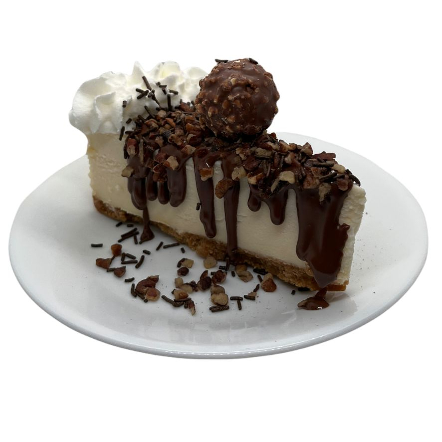 Cheesecake con nutella y 1 ferrero rocher