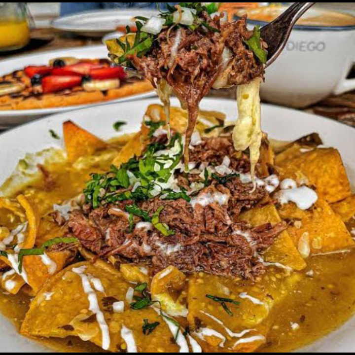 Chilaquiles Verdes De Barbacoa