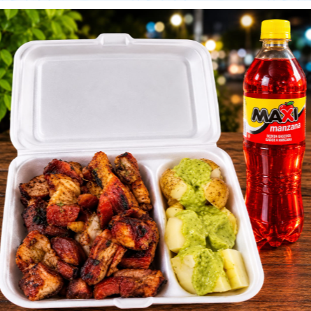 la bondiola + maxi manzana
