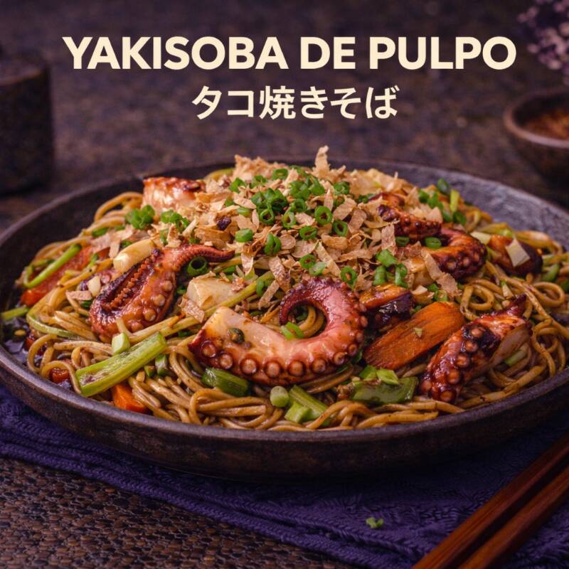 Yakisoba de Pulpo