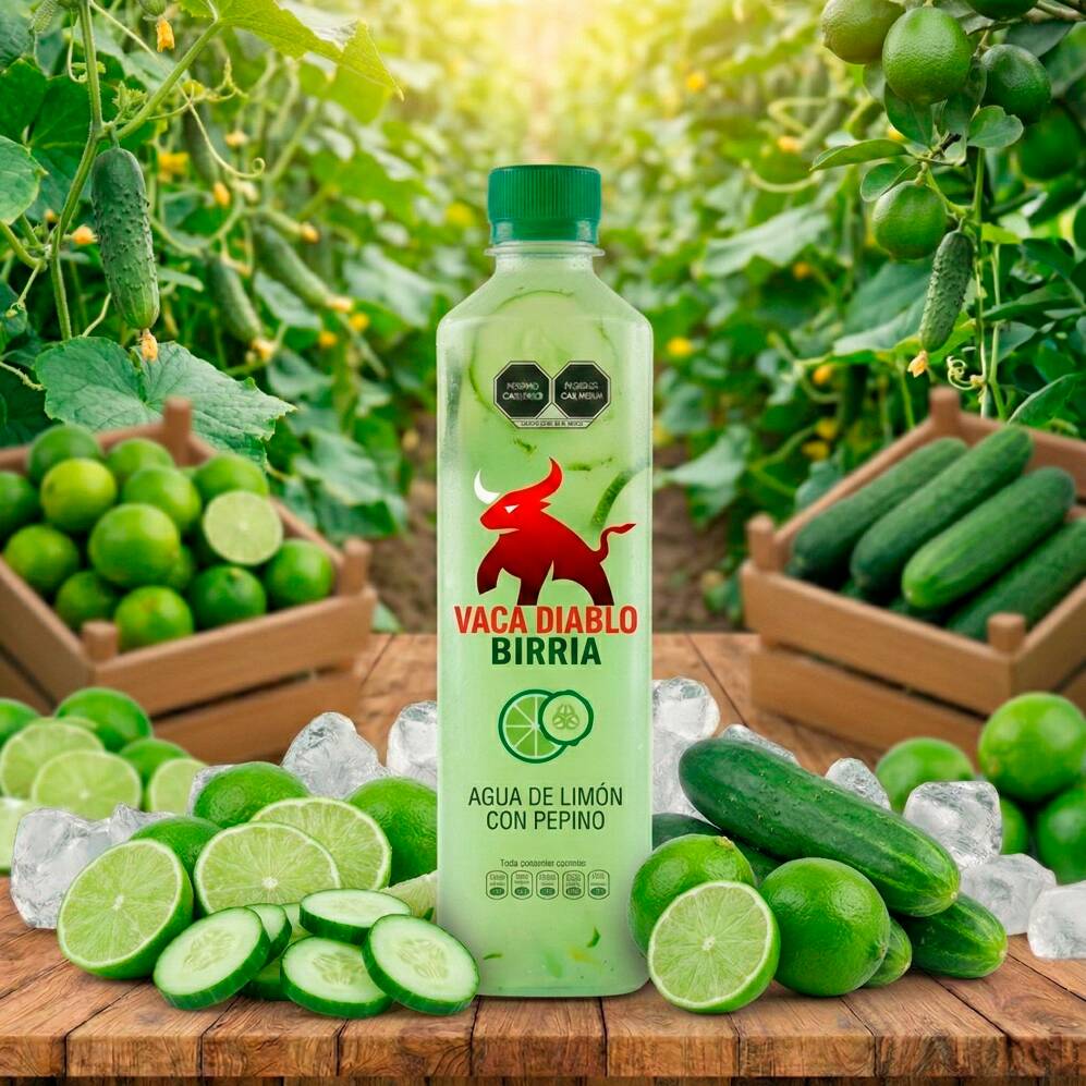 AGUA ALCALINA LIMON CON PEPINO NATURAL