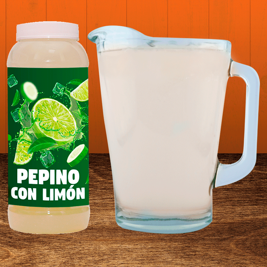 Agua de Pepino con Limón 1 L