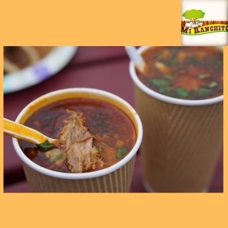Consomé Barbacoa de Chivo Vaso Mediano