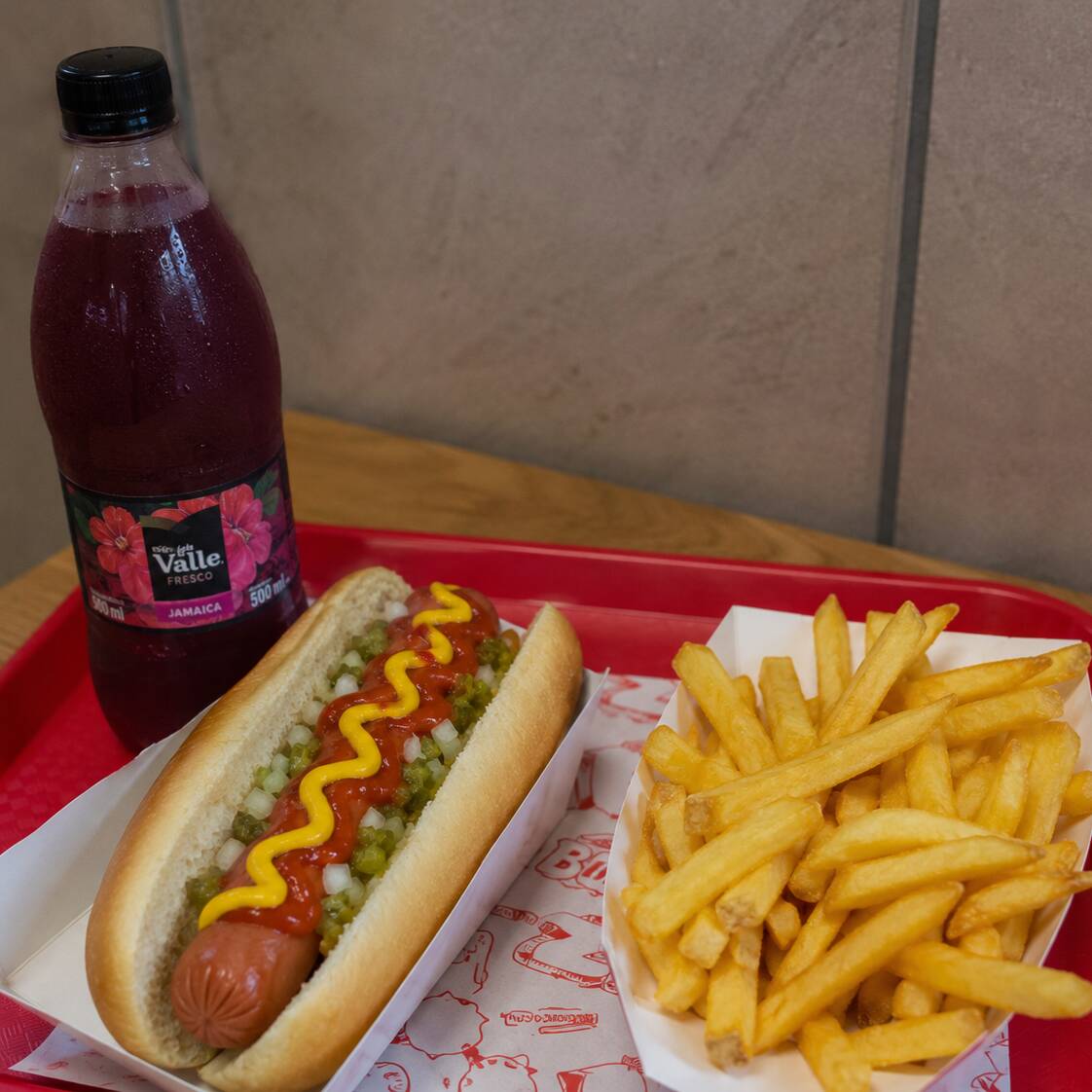 Combo Hot Dog, Papas y Refresco