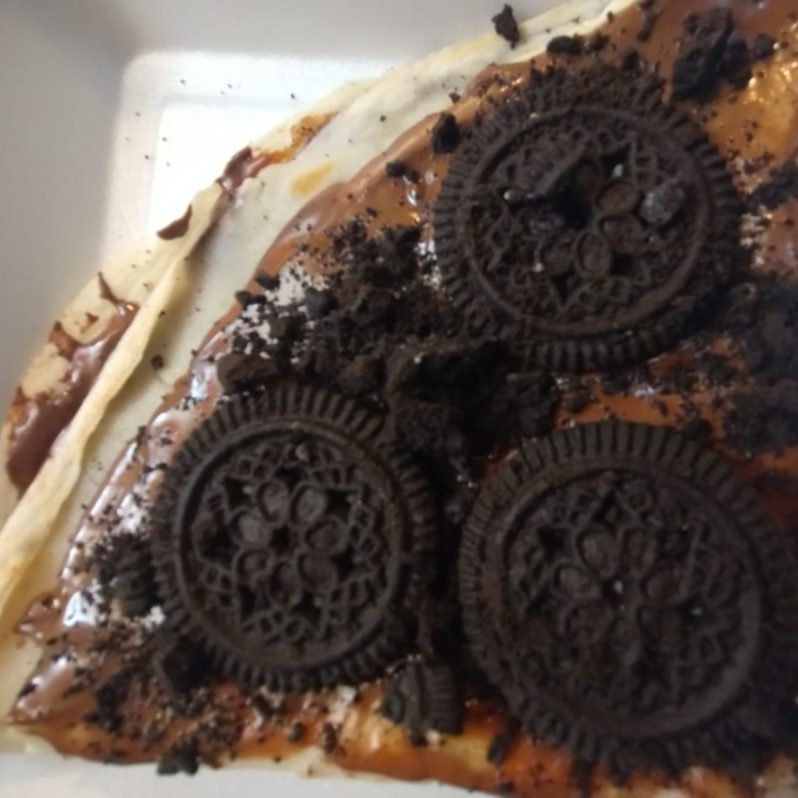 CREPA DE NUTELLA CON GALLETAS