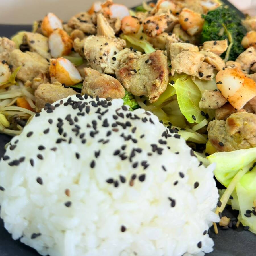 Tepanyaki de Camarón