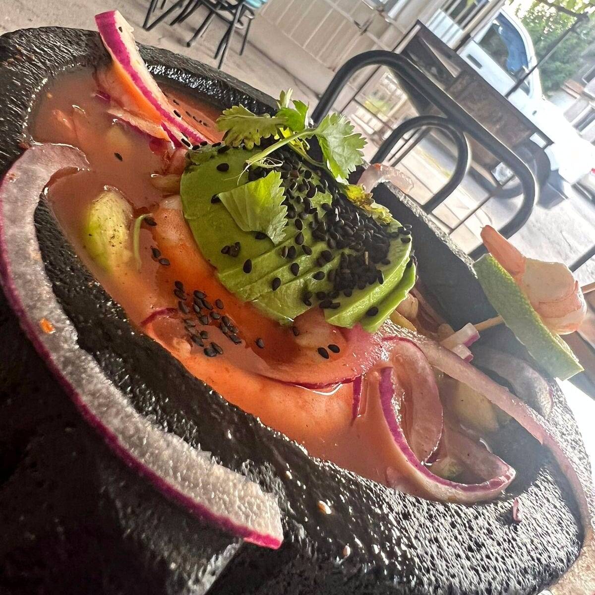 AGUACHILE JUMBO + HORCHATA