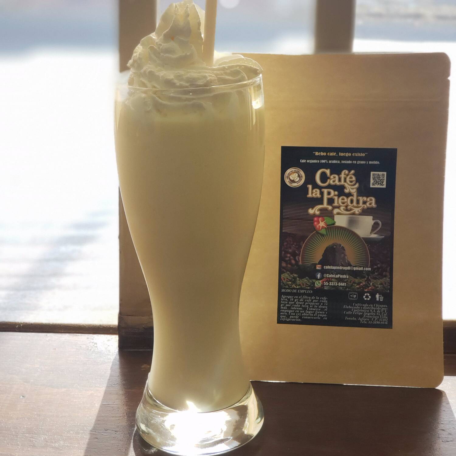 Frappé de Vainilla vaso de 16 oz