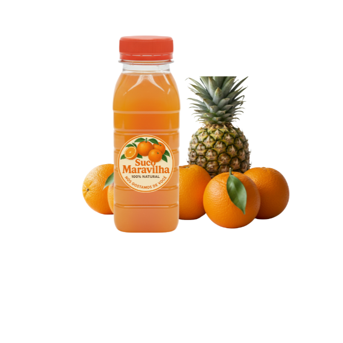 Laranja + Abacaxi + Gelo