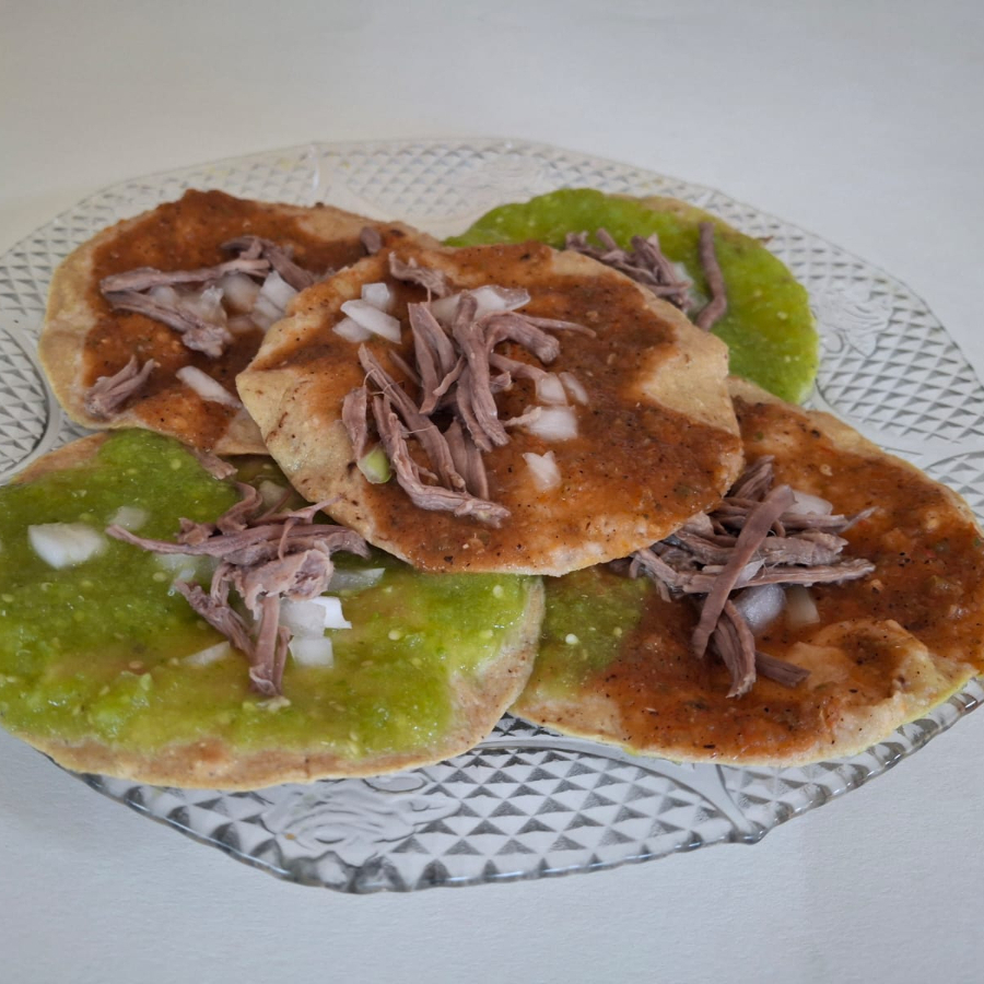 Orden de Chalupas de Carne de Res.