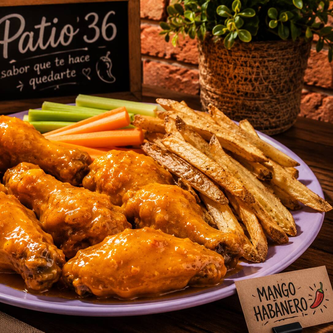 Patio Alitas Mango Habanero
