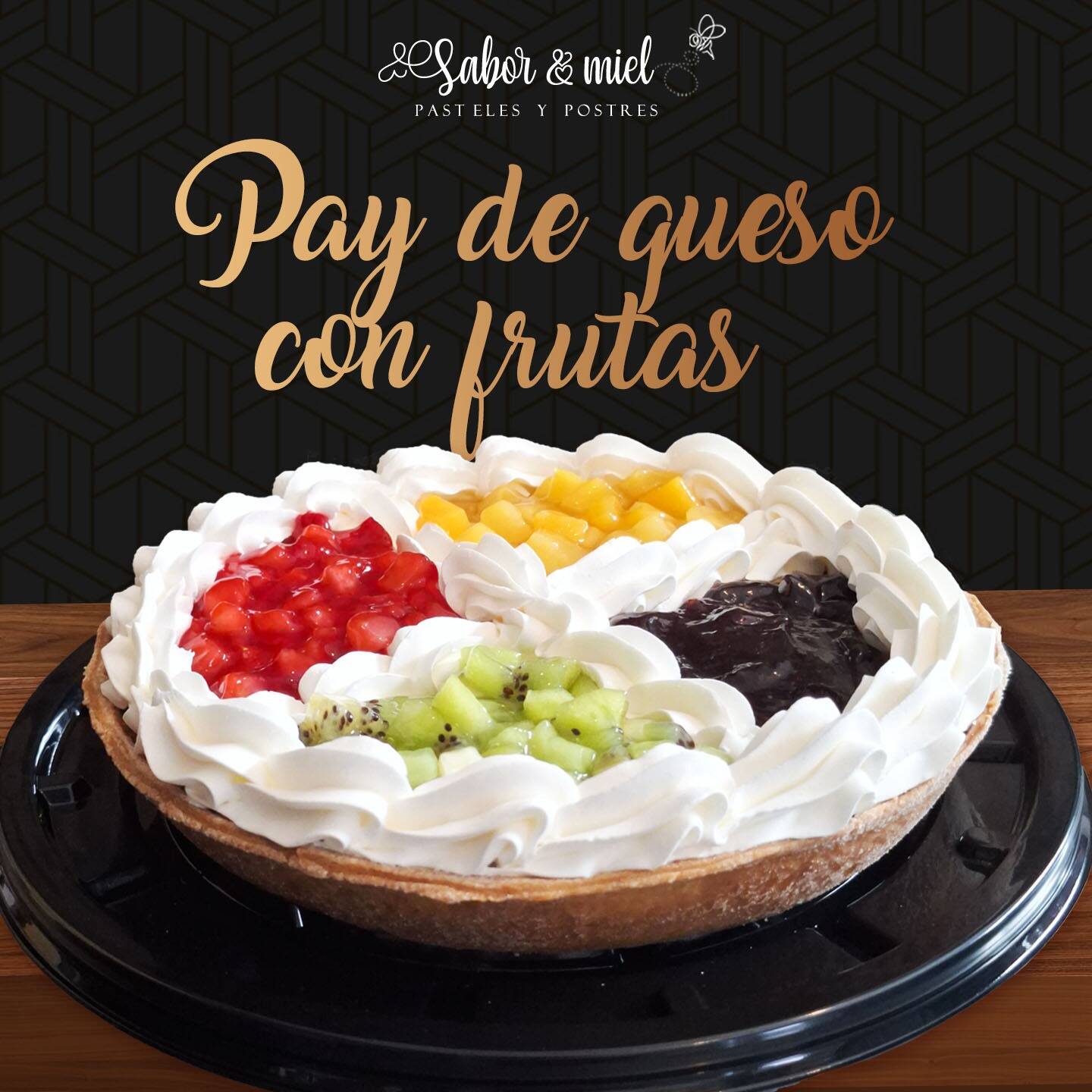 Pay de Queso con Frutas