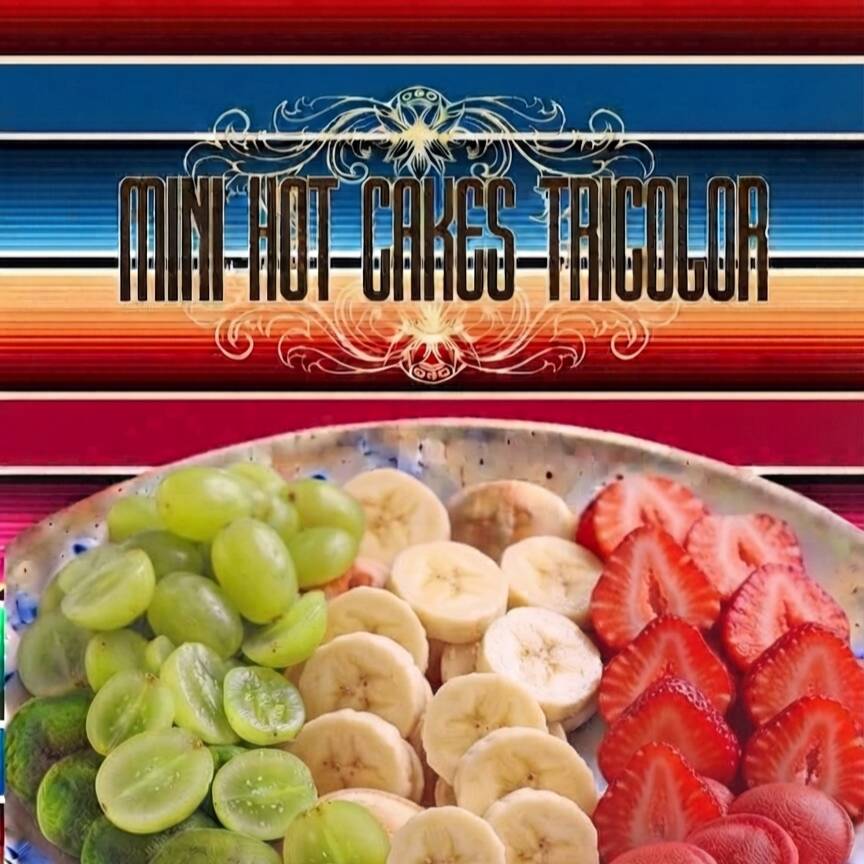 Mini Hot Cakes Frutal 💚🤍❤️