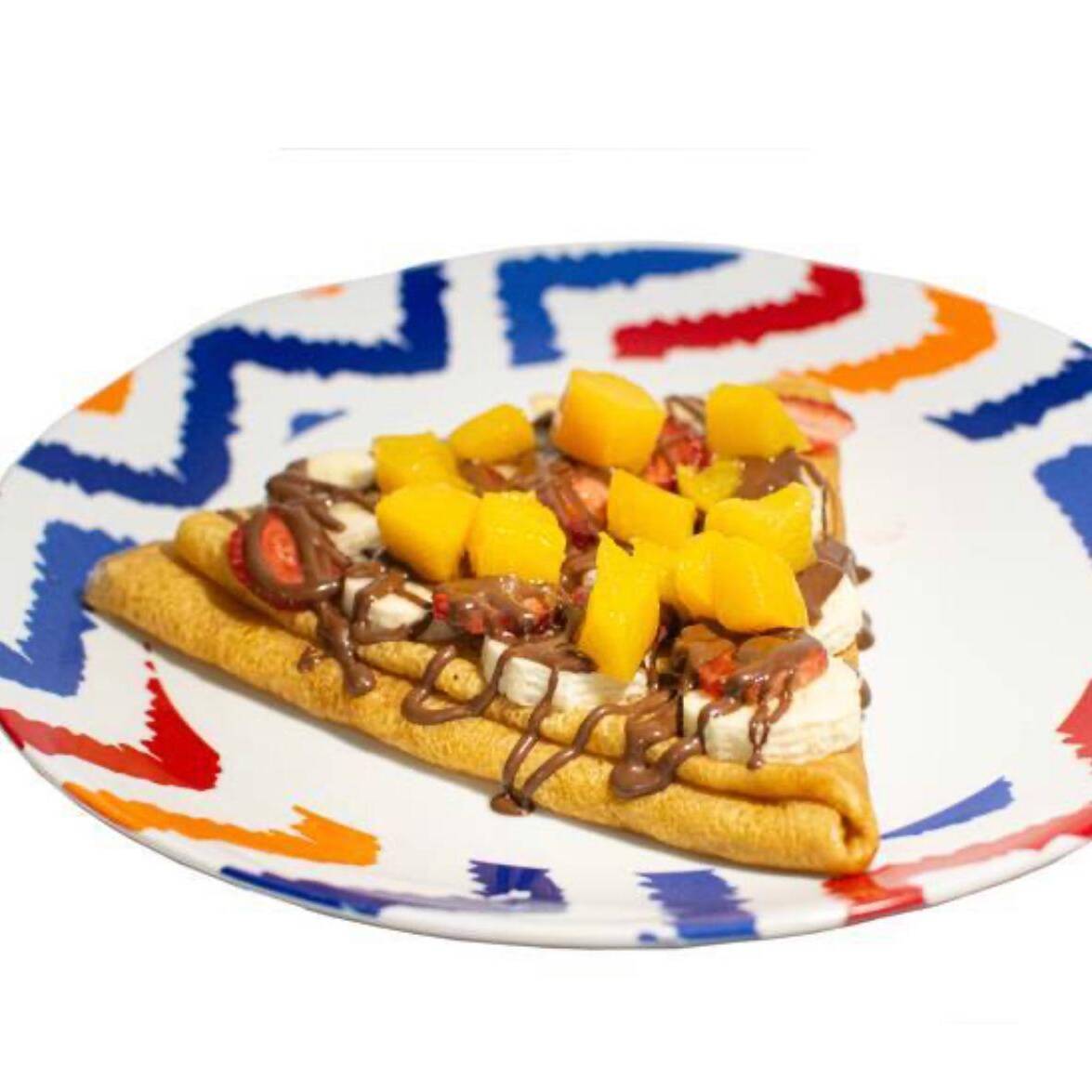 Crepa de Duraznos con Philadelphia y Nuez
