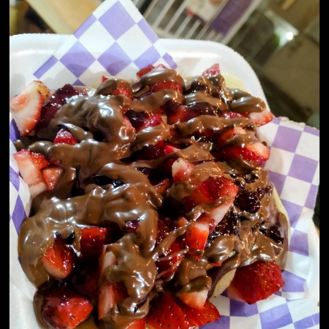 Mini Hot Cakes con Frutas