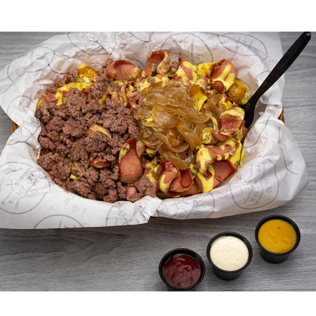 Salchiruta Papas Burger