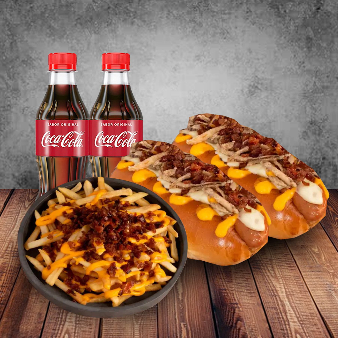 Combo Para Dos Hot Dogs