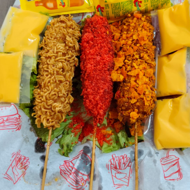 Orden de 3 Banderillas Coreanas de SALCHICHA