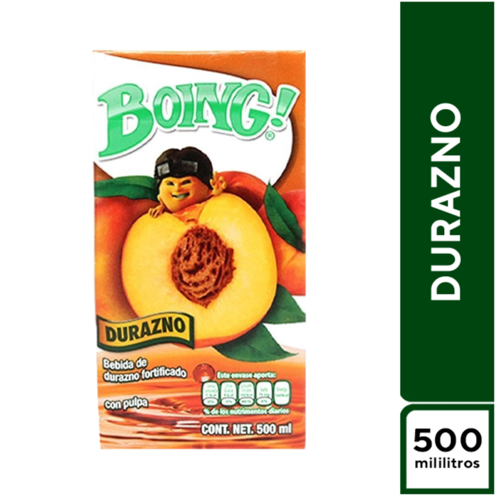 Boing Durazno TetraPak 500ml