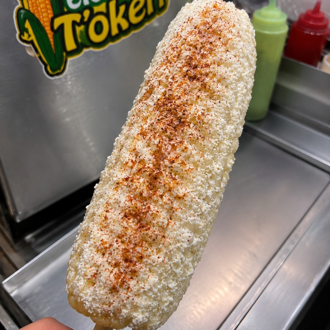 Elote Blanco en Palo