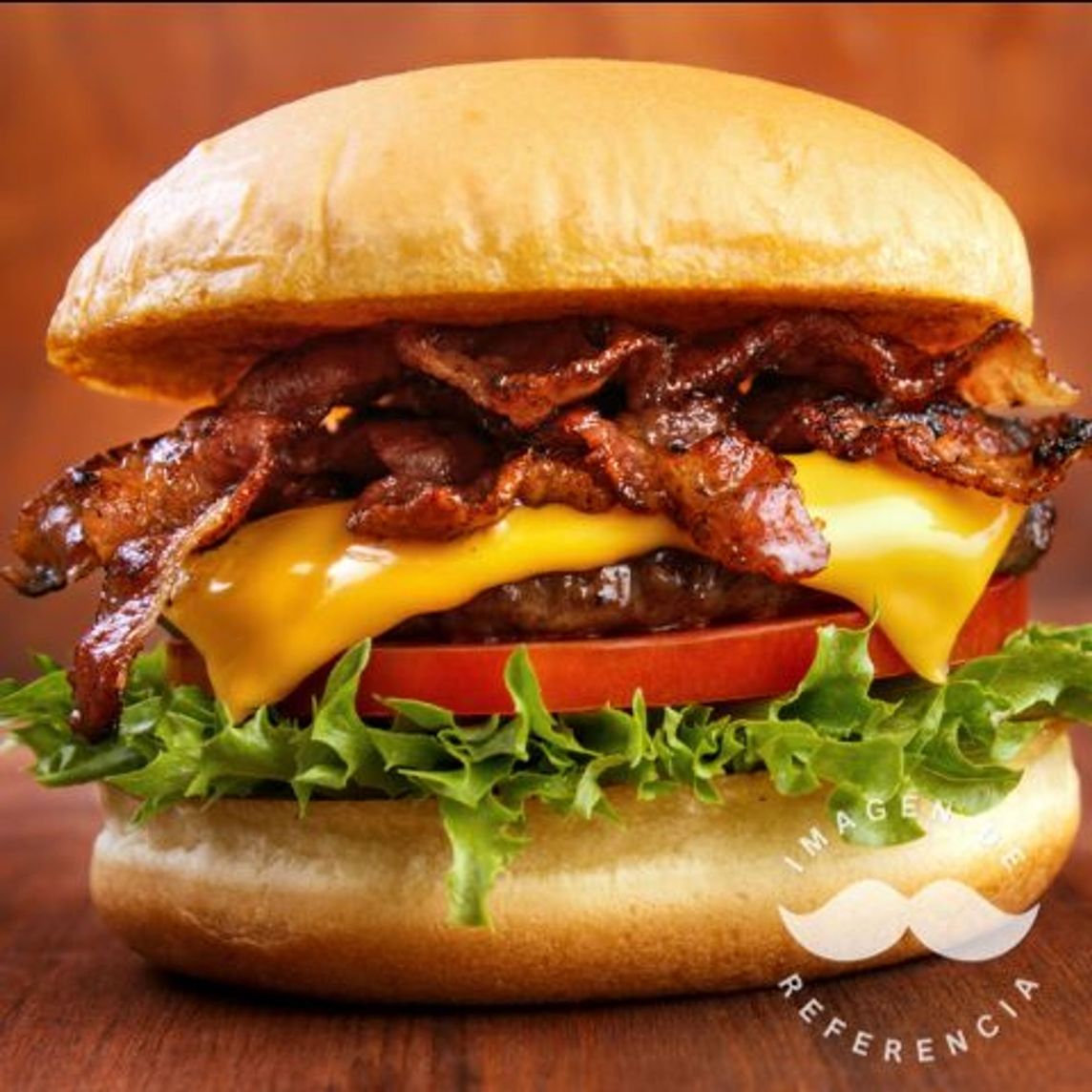 Hamburguesa con Tocino