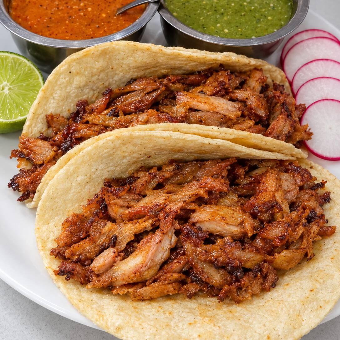 Mega Taco Al Pastor Estilo Tlaxcala Sin Cebolla