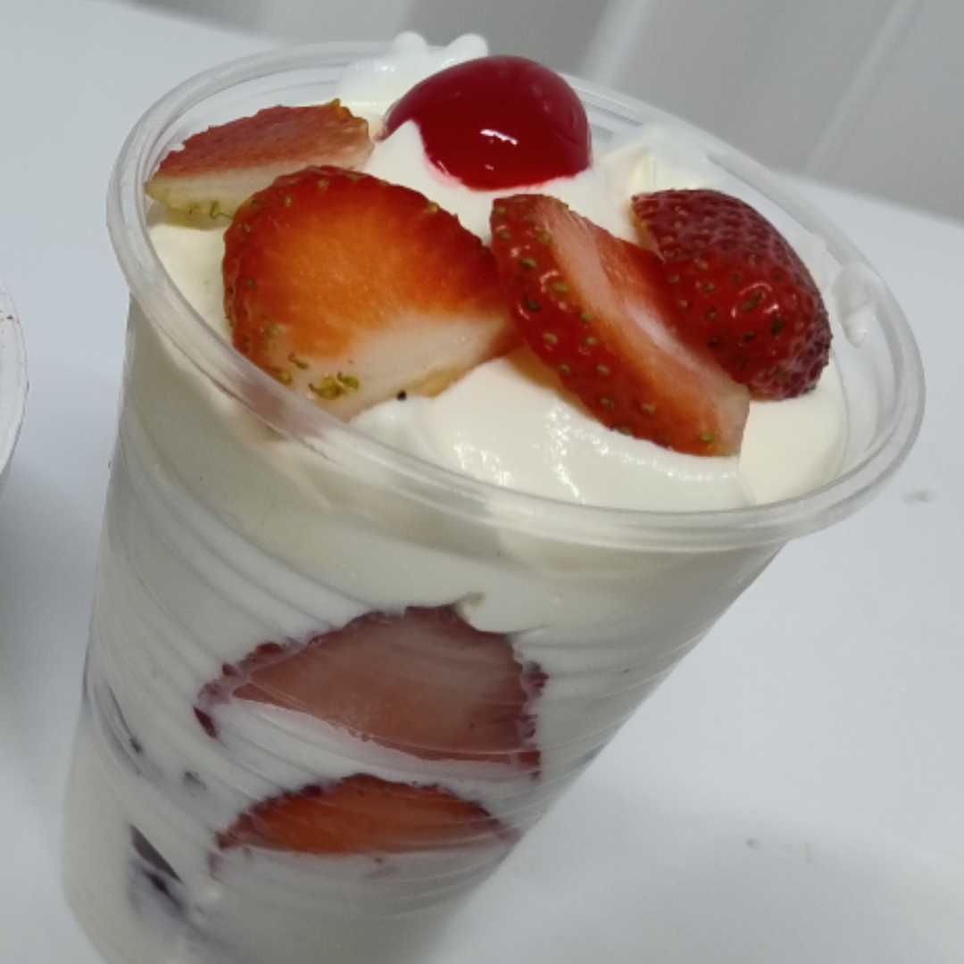 Fresas con crema