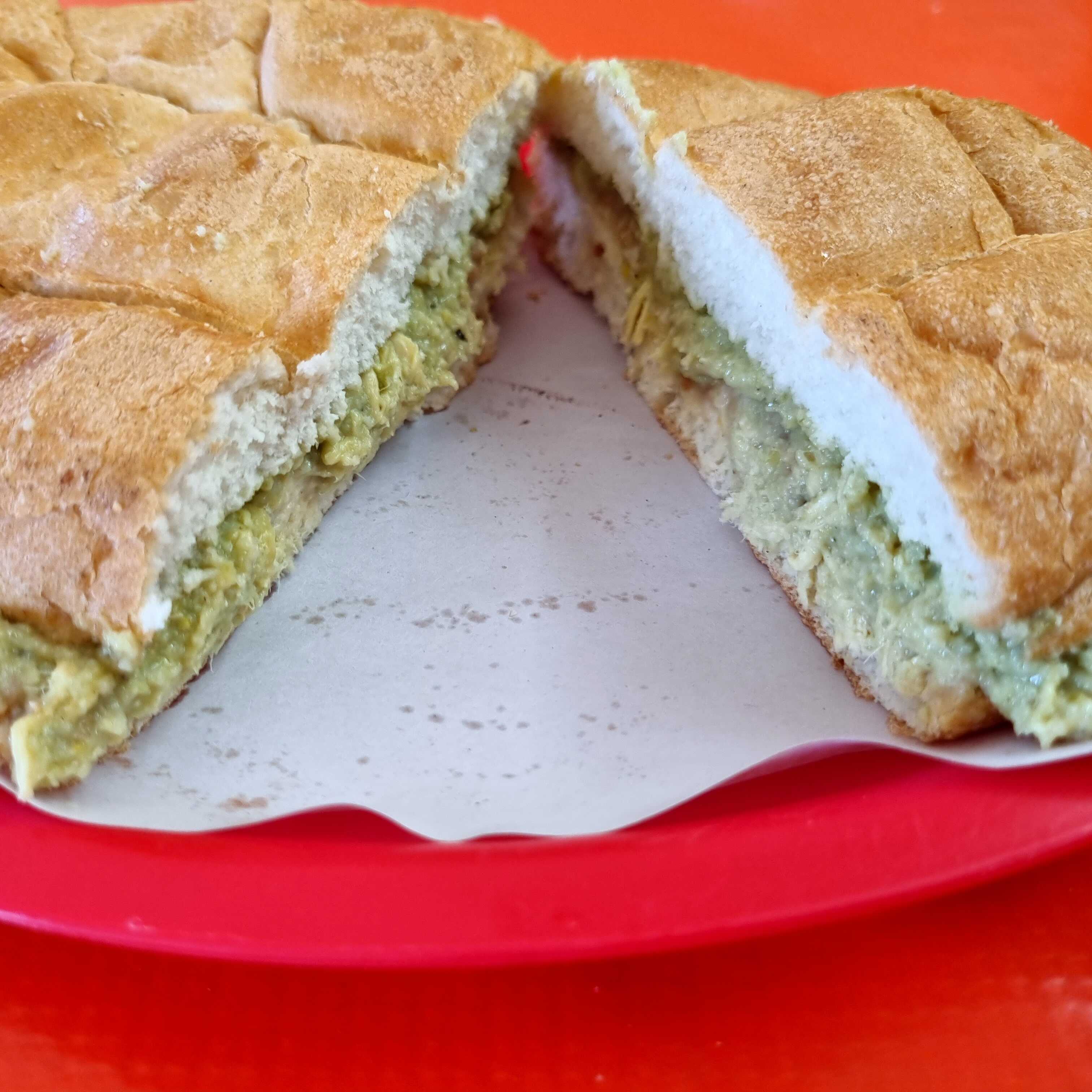 Torta de mole verde