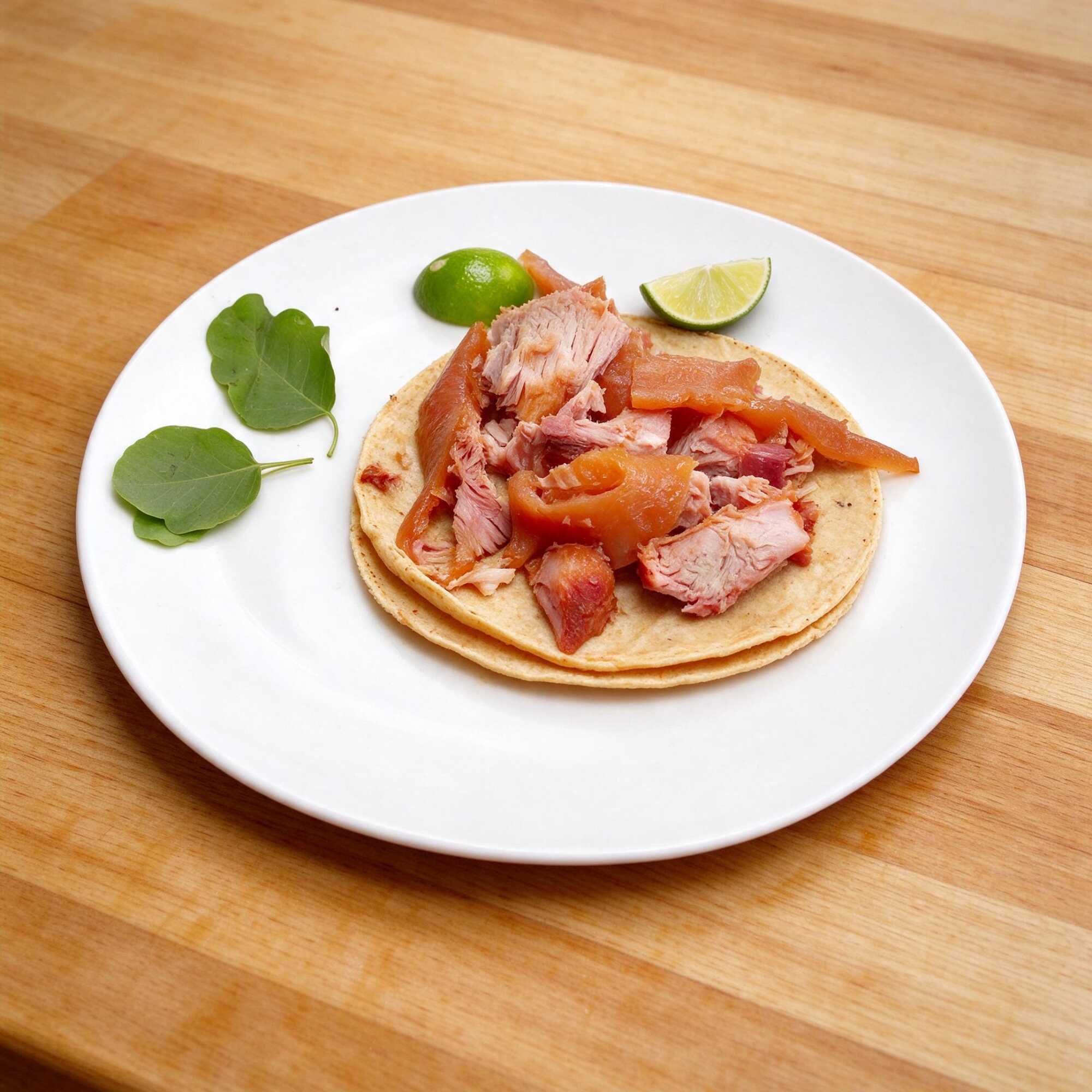 Taco masiza con cuero