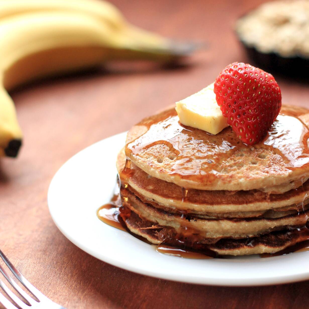 Hot Cakes con Fruta