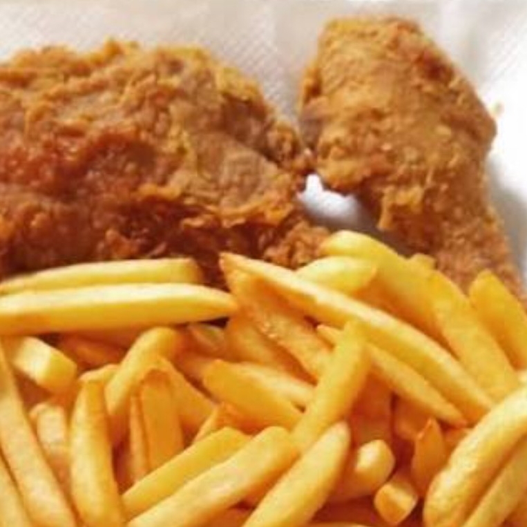 1/4 de Pollo Broaster mas Francesa