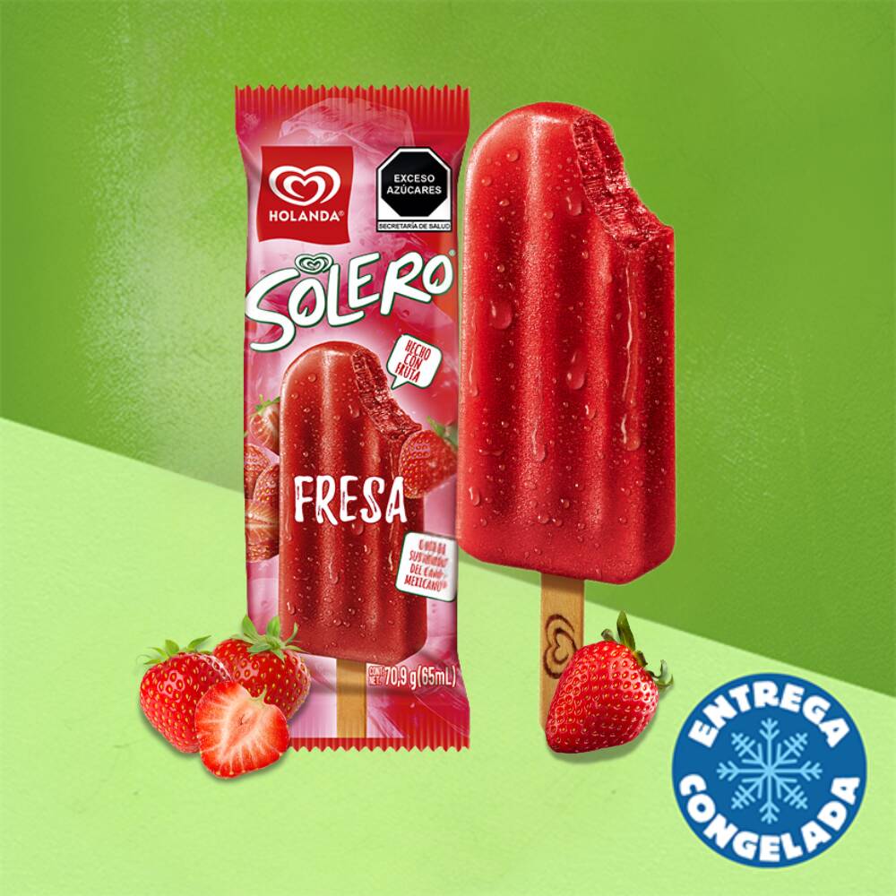 Solero Fresa (2 piezas)