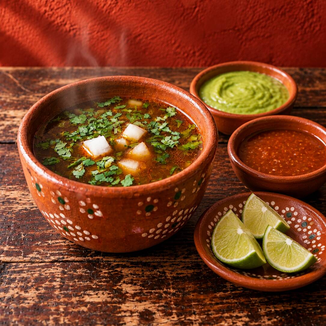 Consomé de Res Chico con Carne (10 Oz)
