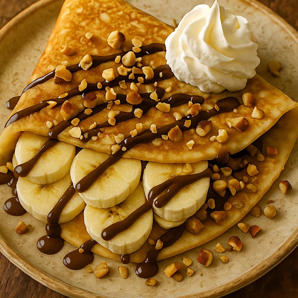 Crepa Platano y NUTELLA