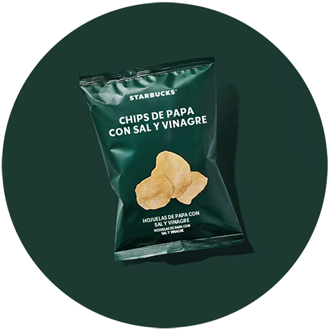 Chips de papas con sal y vinagre